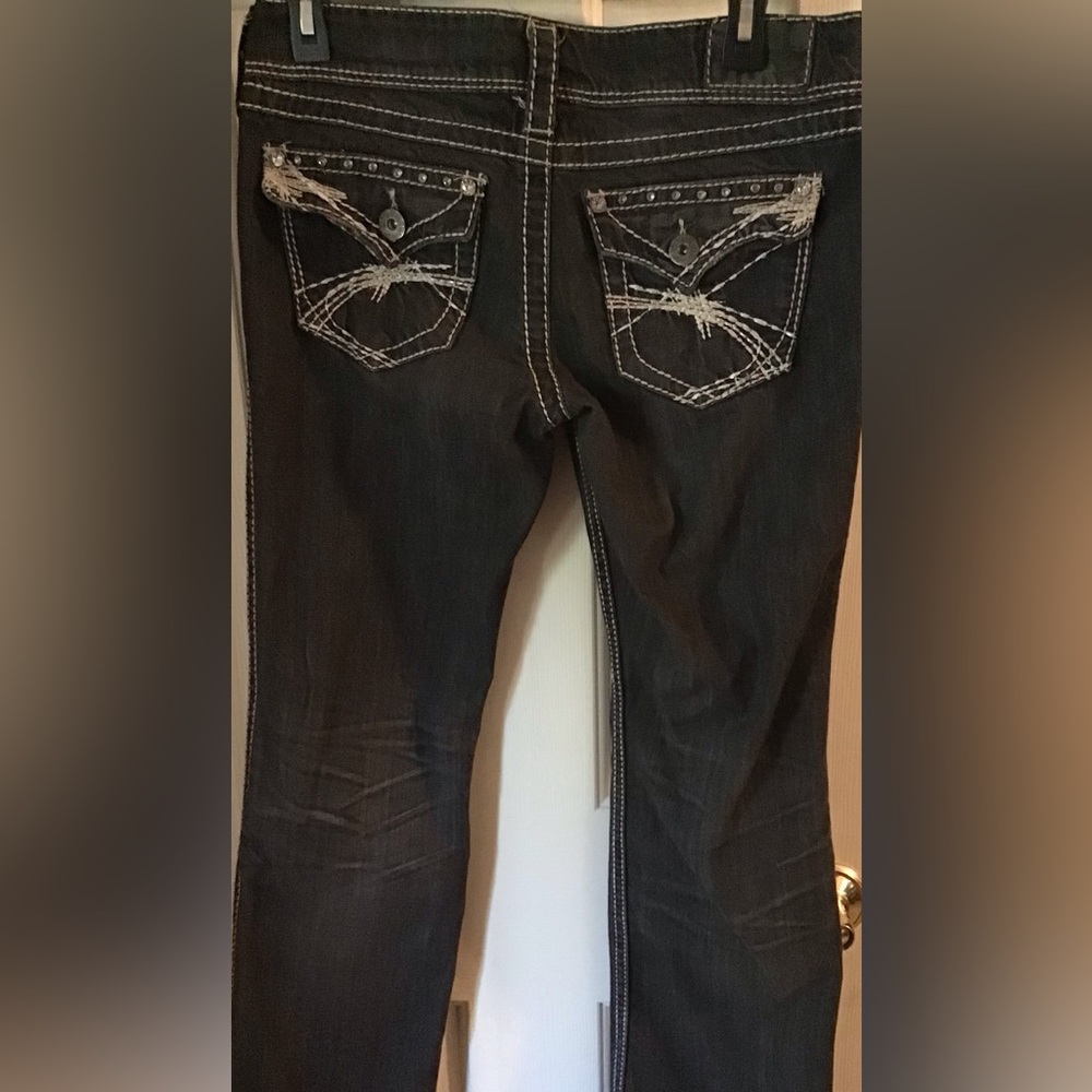 Women’s Silver Brand Jeans in BlackWash.